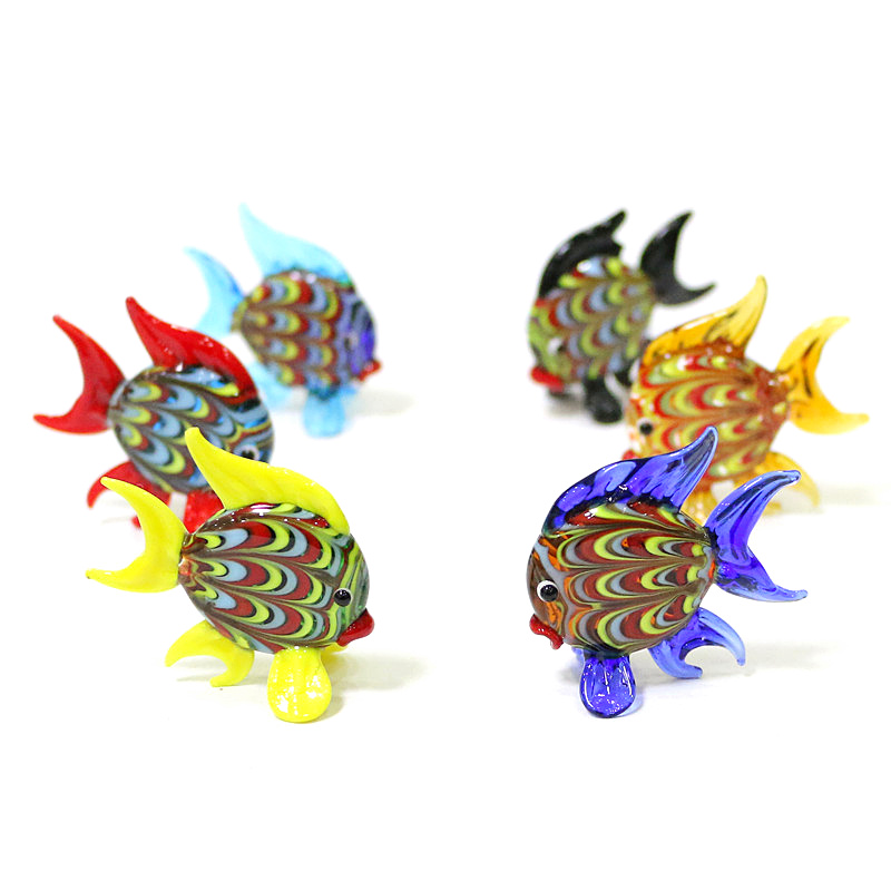 Aquarium Fish Colorful - Colorful Tropical Fish Mini Figurines Cute