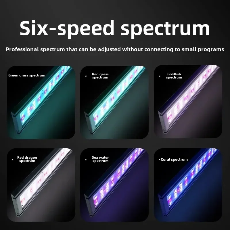 Aquarium Fish Colorful - Programmed Dimmable Aquarium LED Light With