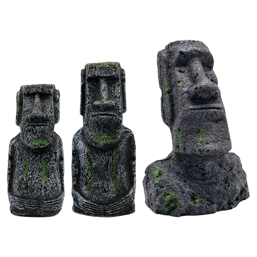 Aquarium Moai Statues Easter I - Aquarium Fish Names recension och pris