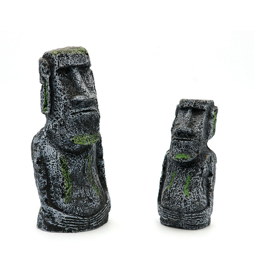 Aquarium Moai Statues Easter I - Aquarium Fish Names recension och pris