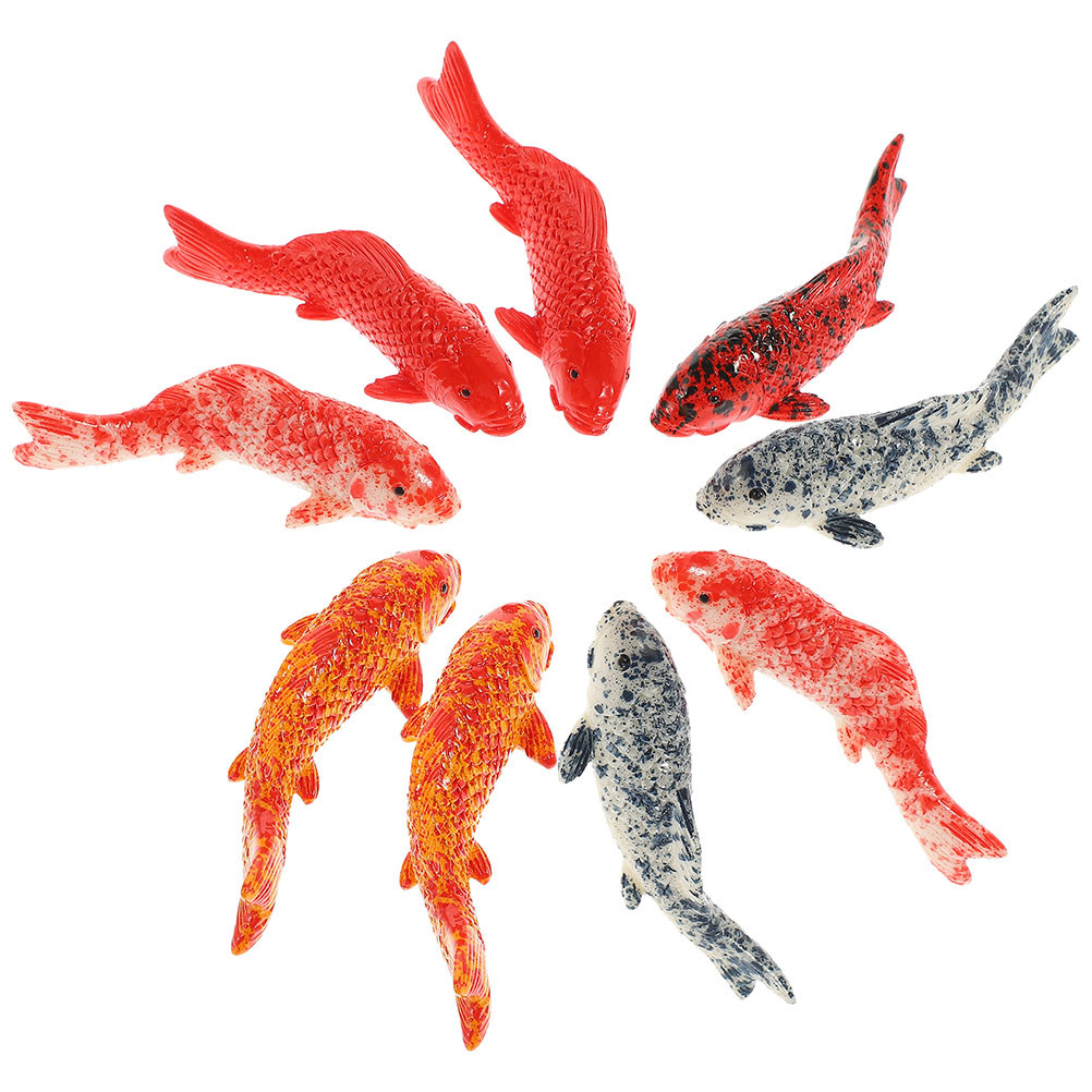 10Pcs Mini Koi Fish Decor Vibr - Aquarium Fish Koi recension och pris