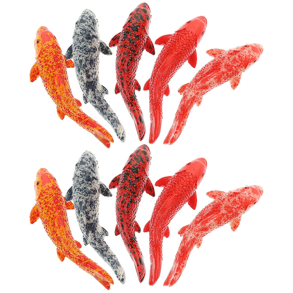 10Pcs Mini Koi Fish Decor Vibr - Aquarium Fish Koi recension och pris
