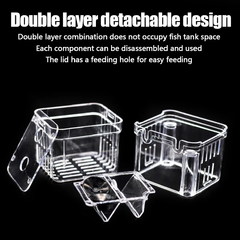 1PC Aquarium Fish Breeder Box  - Aquarium Fish Betta recension och pris