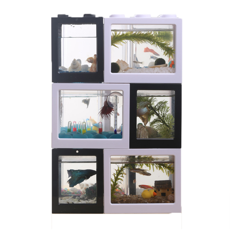 7 Color Mini Aquarium Betta Fi - Aquarium Fish Betta recension och pris