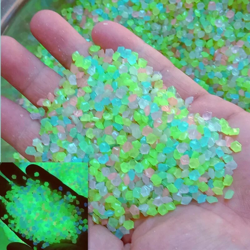 1000pcs 3-5mm Luminous Sand Gl - Aquarium Fish Names recension och pris