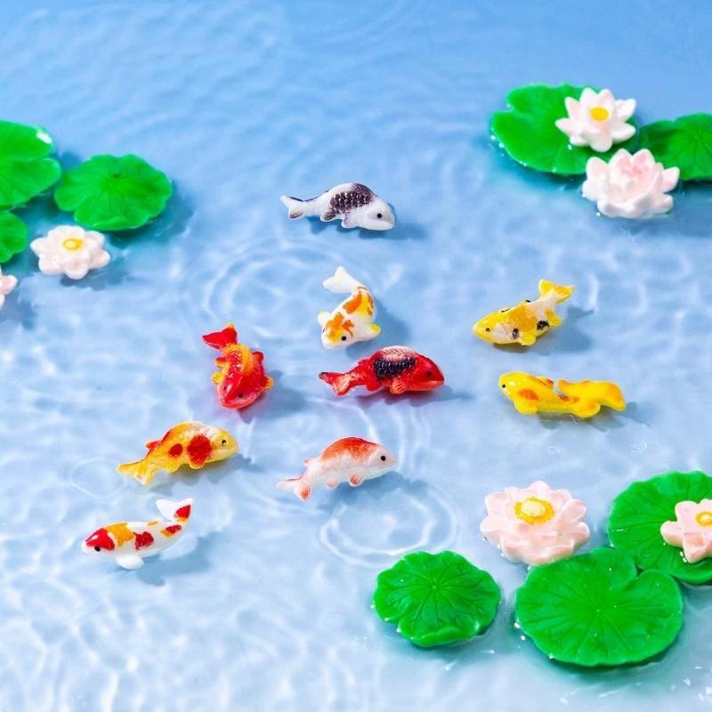 Mini Resin Koi Fish Figurines  - Aquarium Fish Koi recension och pris