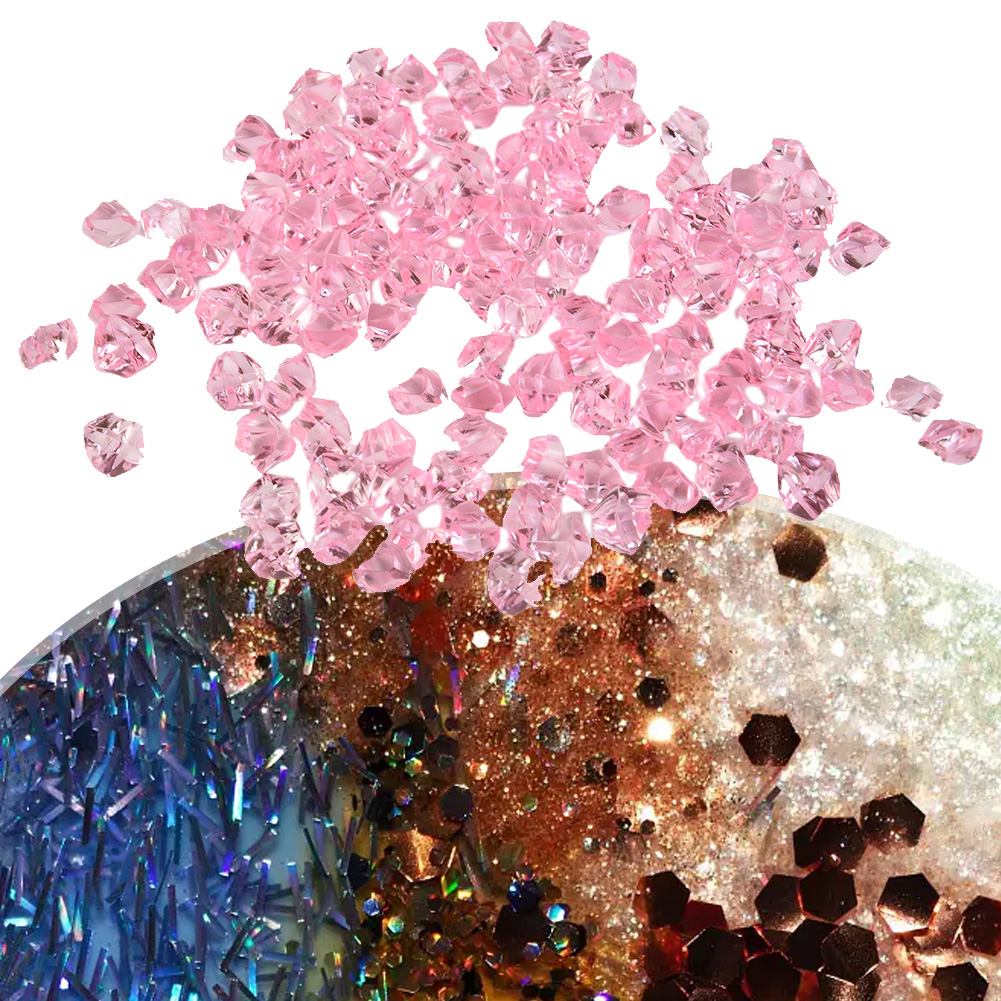 200pcs/pack Acrylic Crystal Ge - Aquarium Fish Colorful recension och pris