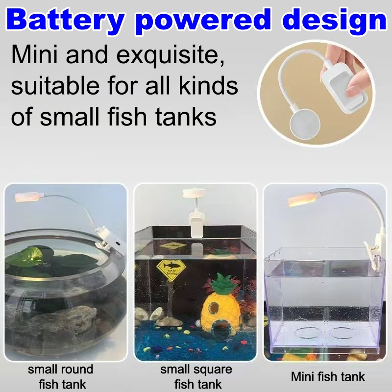 LED Aquarium Light Clip On Fis - Aquarium Fish Colorful recension och pris