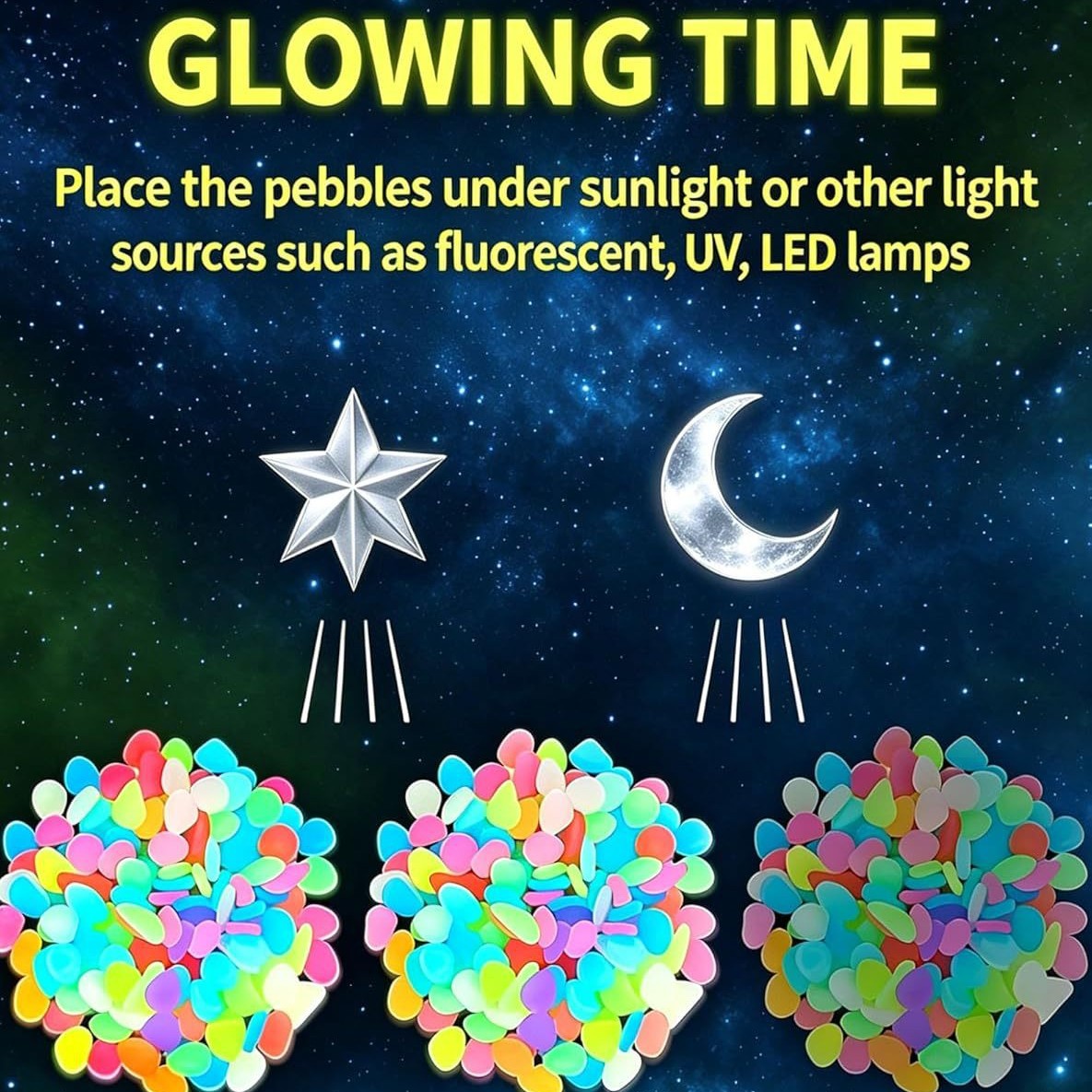 Colorful Glow In The Dark Lumi - Aquarium Fish Colorful recension och pris