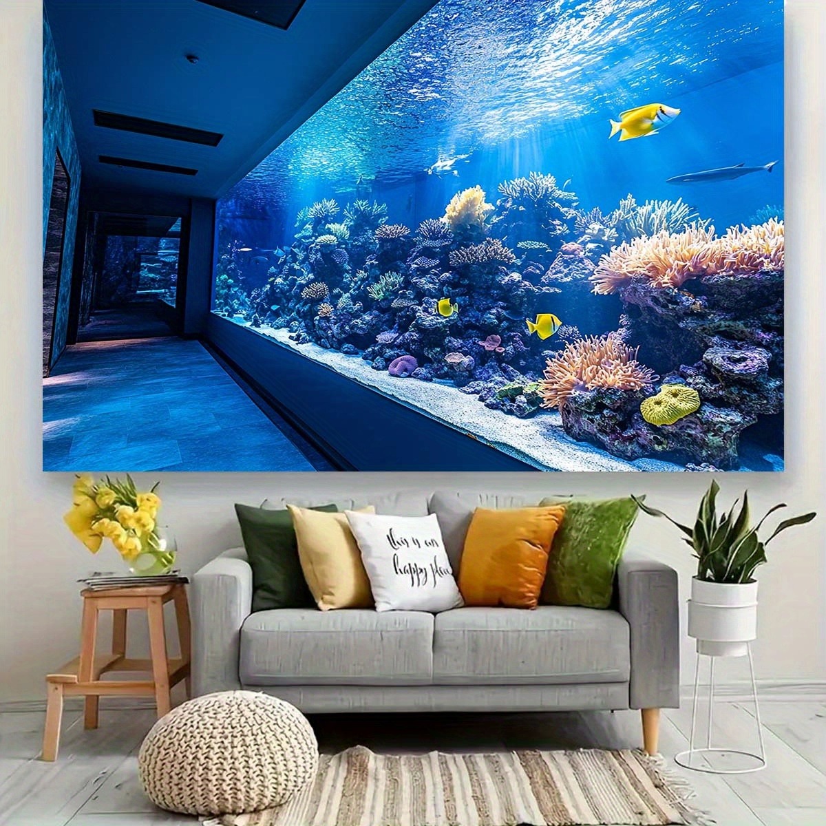 Vibrant Underwater Aquarium Ta - Aquarium Fish Colorful recension och pris