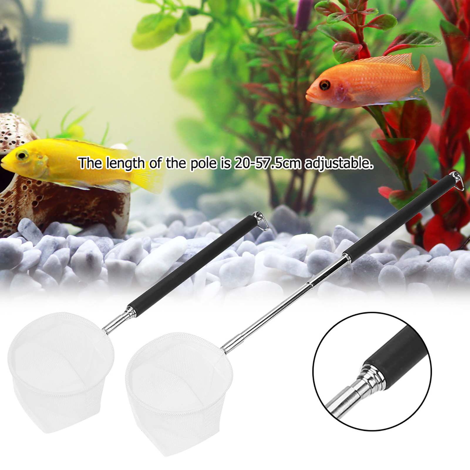 Adjustable Aquarium Fishing Ne - Aquarium Fish Net Small recension och pris