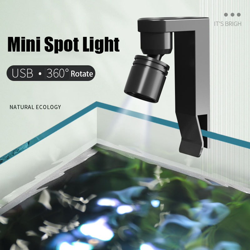 USB Clamp Light Waterproof Whi - Aquarium Fish Colorful recension och pris