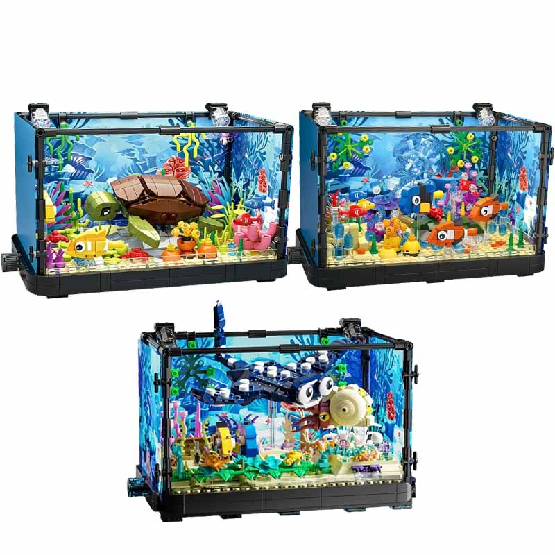 Fish Tank Building Block Set w - Aquarium Fish Names recension och pris