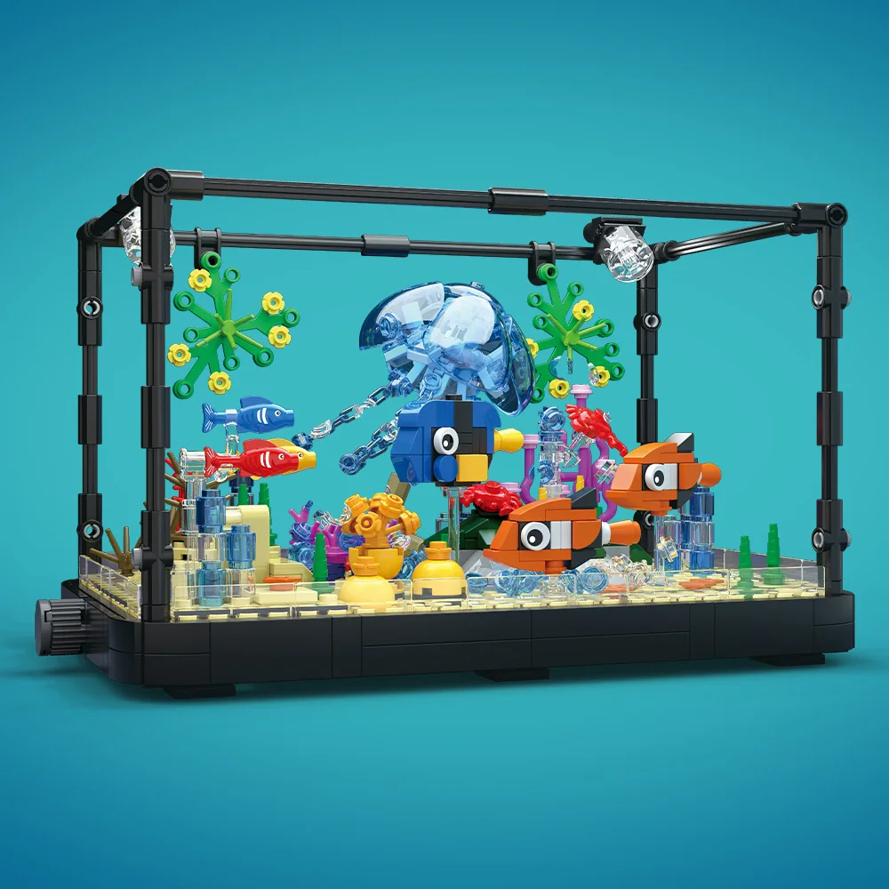 Fish Tank Building Block Set w - Aquarium Fish Names recension och pris