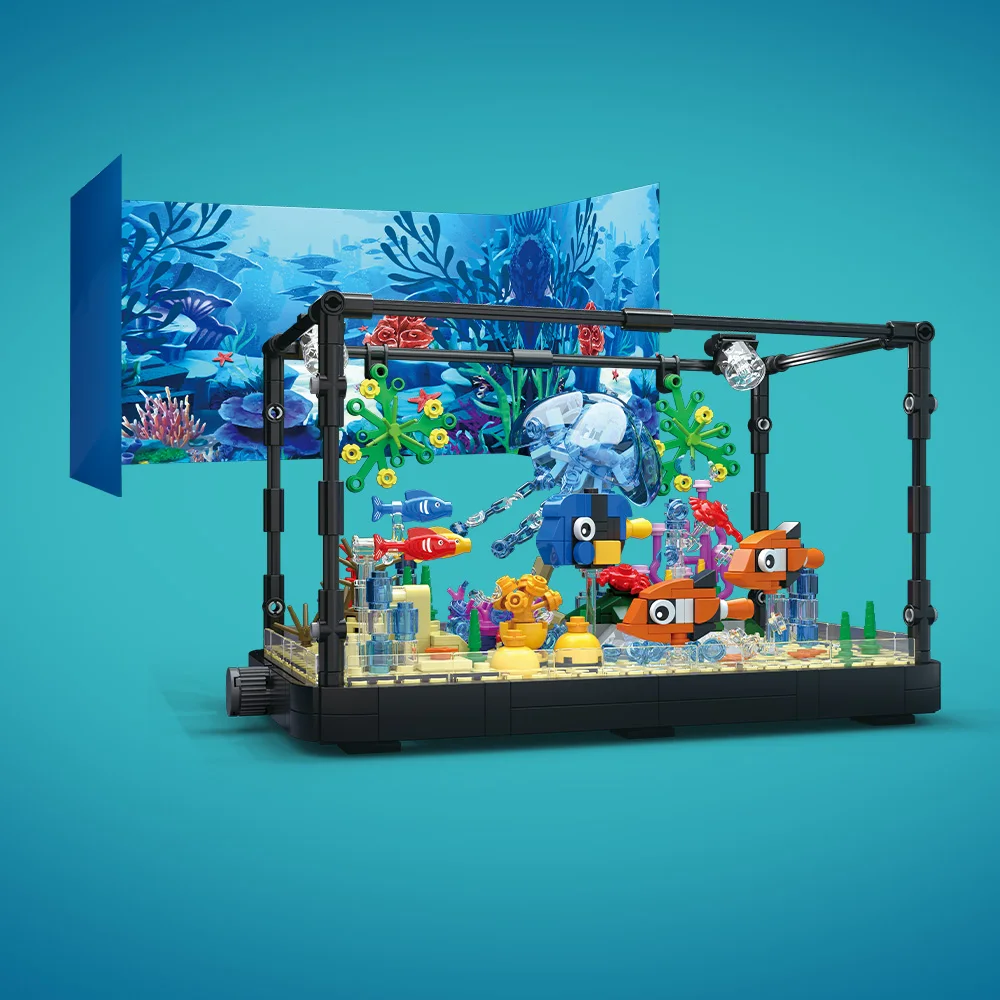 Fish Tank Building Block Set w - Aquarium Fish Names recension och pris