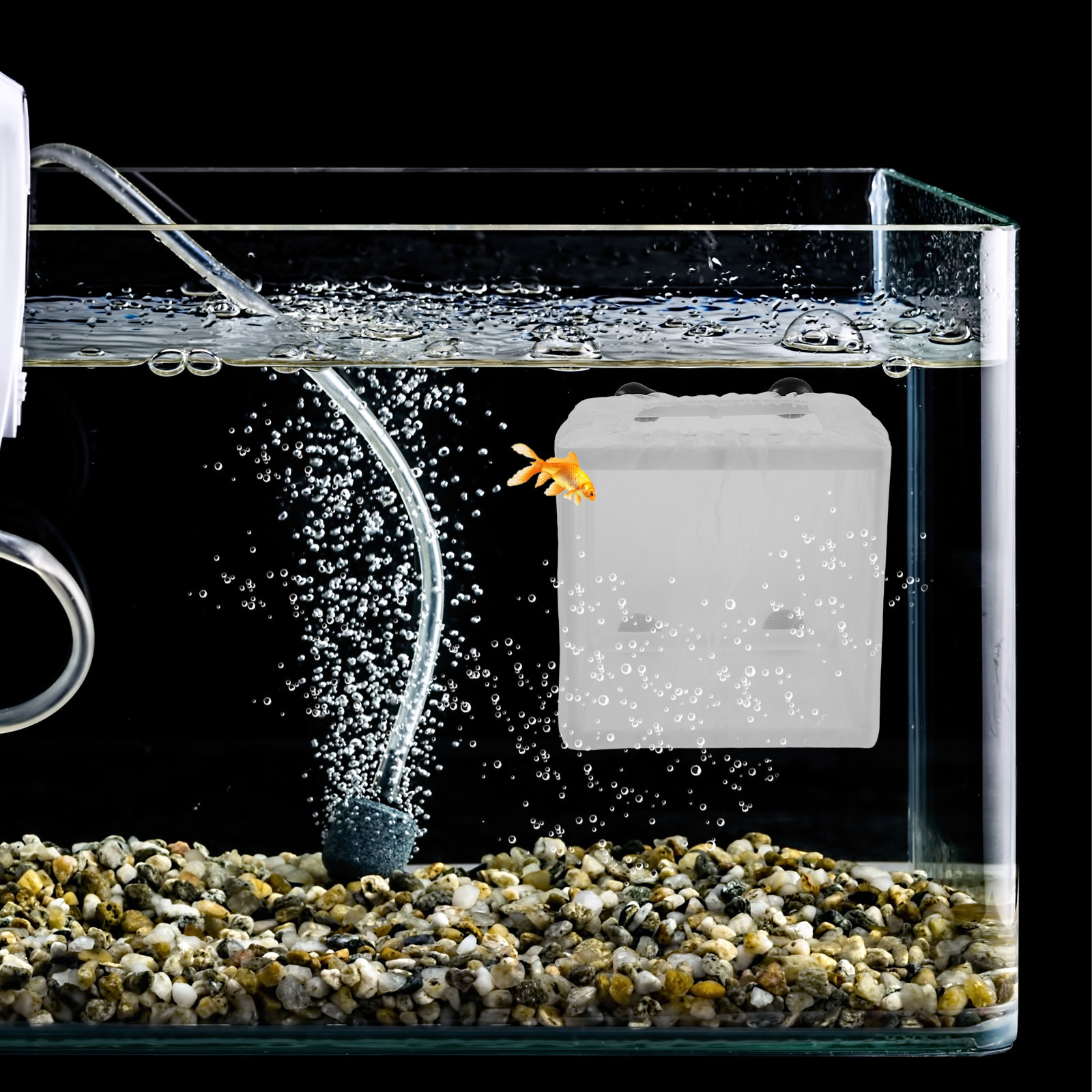 2Pcs Fish Breeding Isolation B - Aquarium Fish Net Small recension och pris