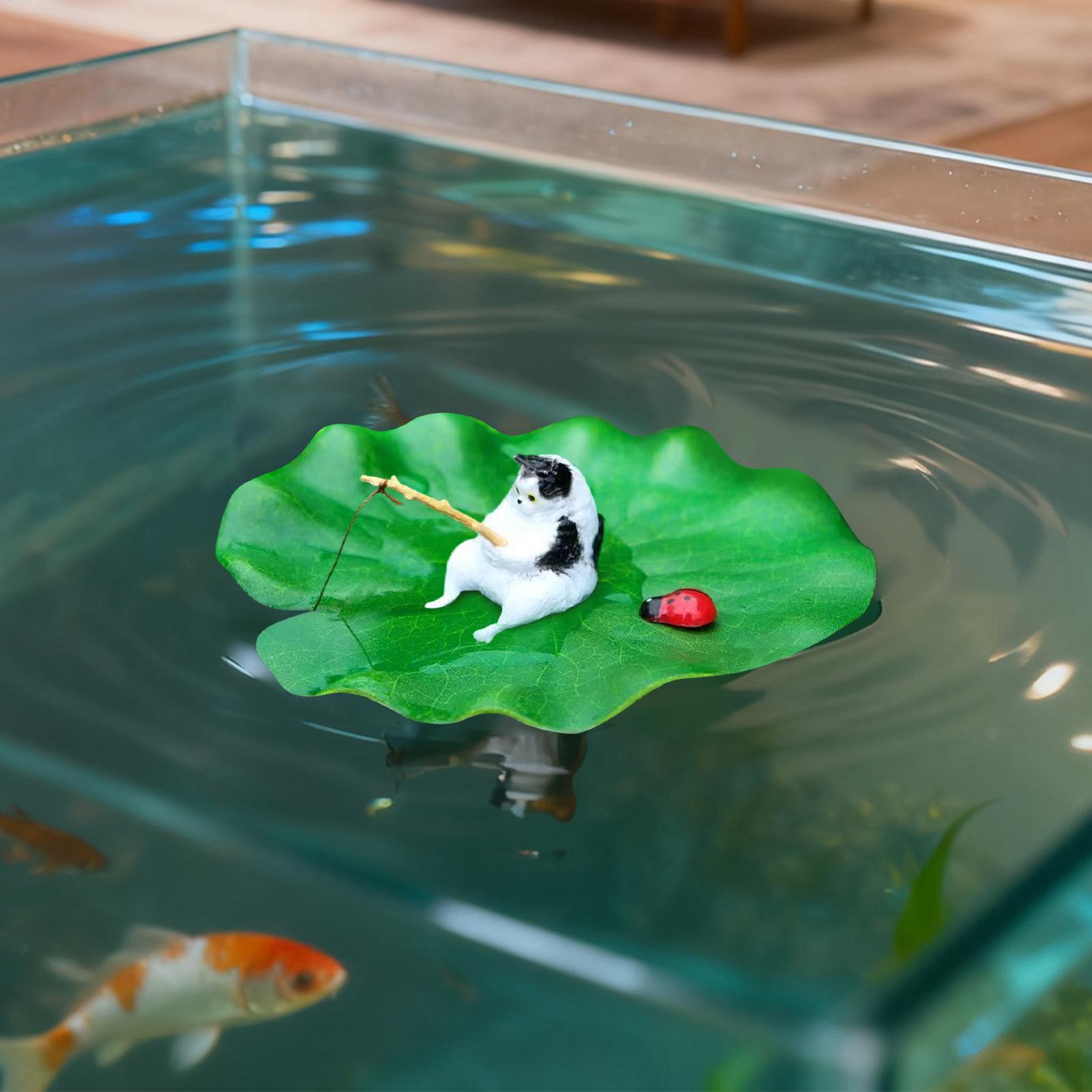 Aquarium Decor Floating Cat Fi - Aquarium Fish Names recension och pris