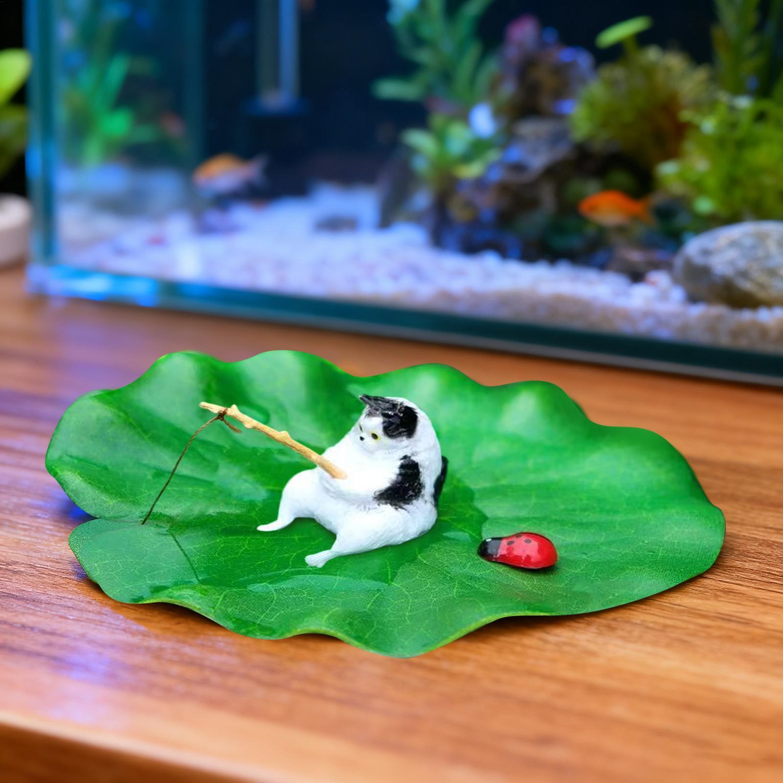 Aquarium Decor Floating Cat Fi - Aquarium Fish Names recension och pris
