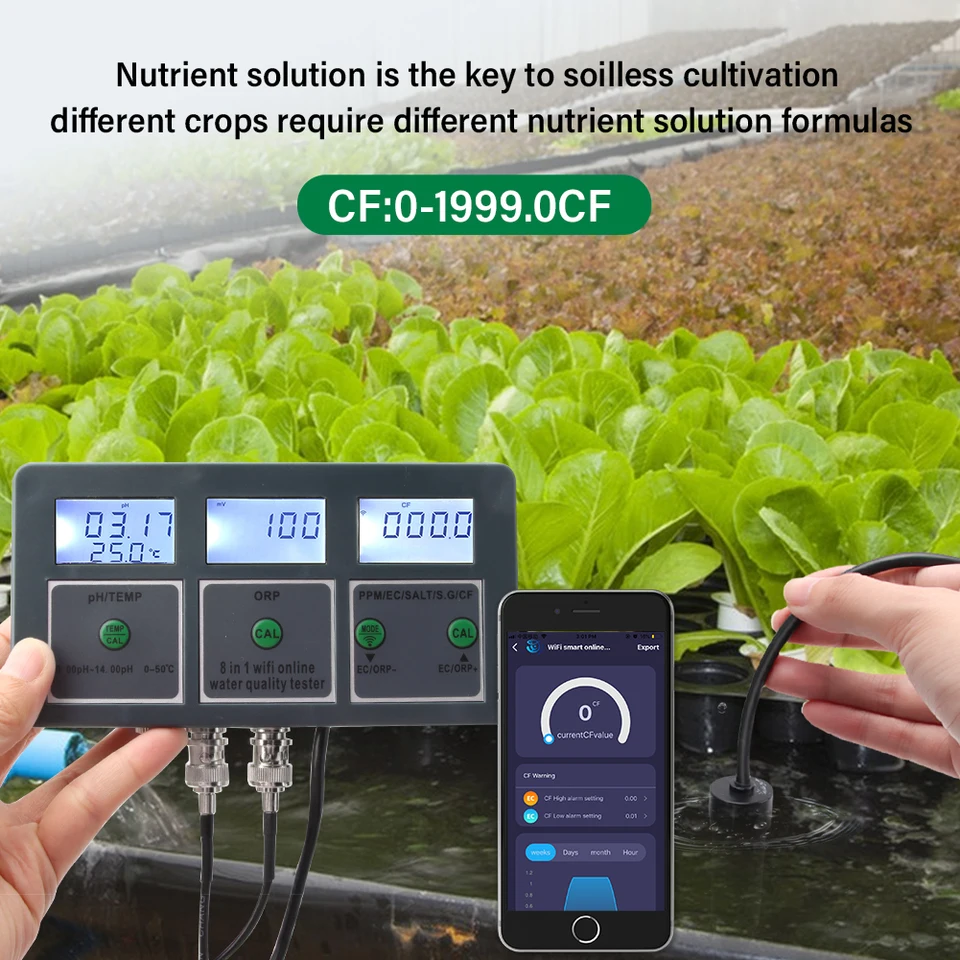 WiFi Digital PH ORP TDS EC Sal - Aquarium Fish Online recension och pris