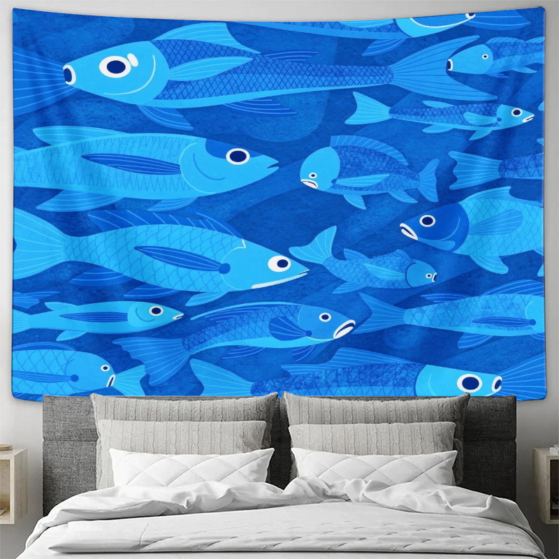 Nautical Fish Ocean Pattern Ta - Aquarium Fish Home recension och pris