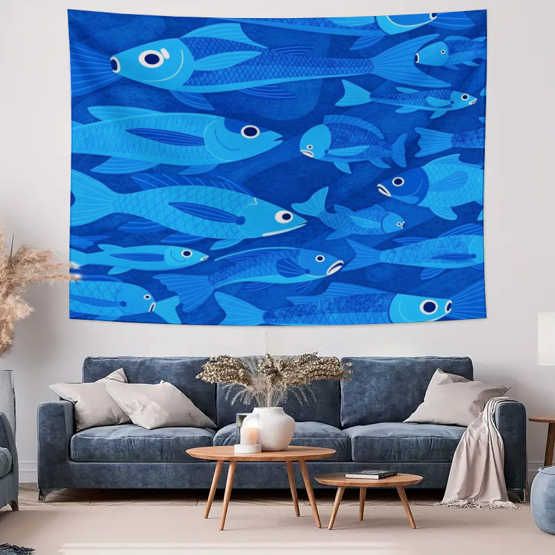 Nautical Fish Ocean Pattern Ta - Aquarium Fish Home recension och pris