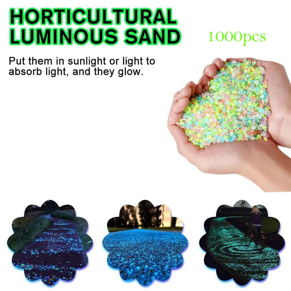 2000Pcs 3-5mm Luminous Sand Gl - Aquarium Fish Home recension och pris