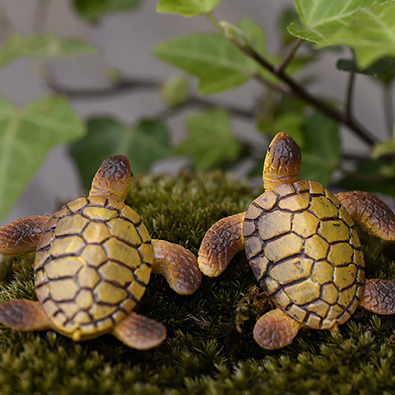 1PC Mini Sea Turtle Model Resi - Aquarium Fish Names recension och pris