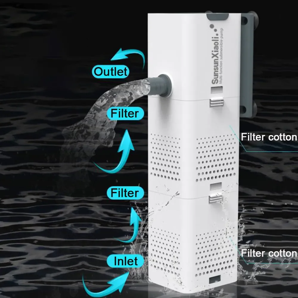 3 In 1 Aquarium Filter Pump Aq - Aquarium Fish Quarantine recension och pris