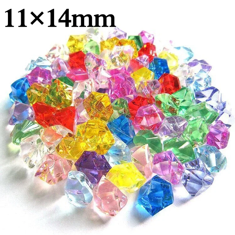 200pcs Acrylic Gem Stone Color - Aquarium Fish Colorful recension och pris