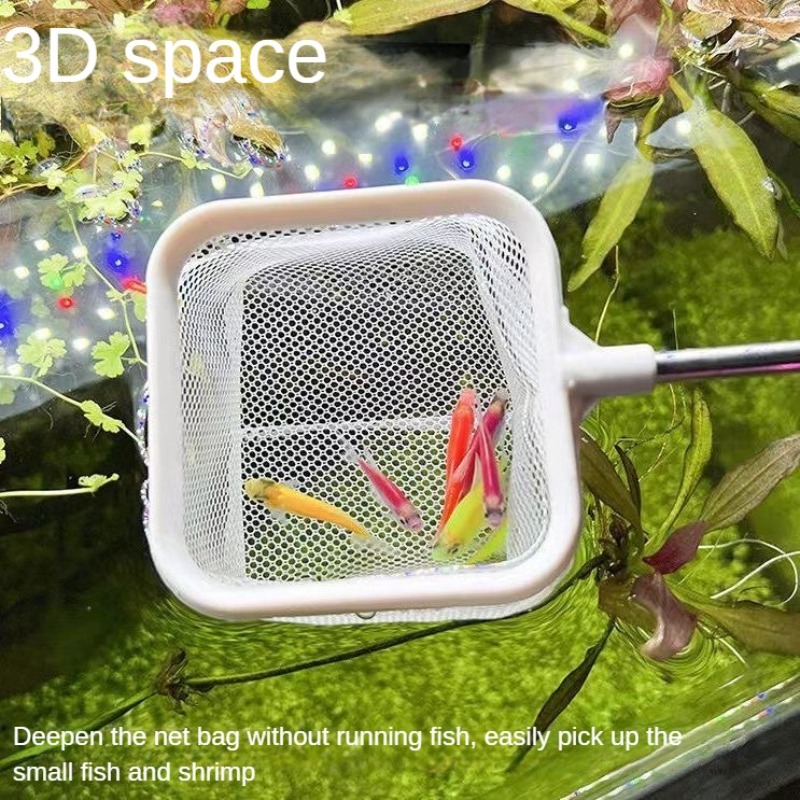 Aquarium 3D Fish Fishing Net S - Aquarium Fish Net Small recension och pris
