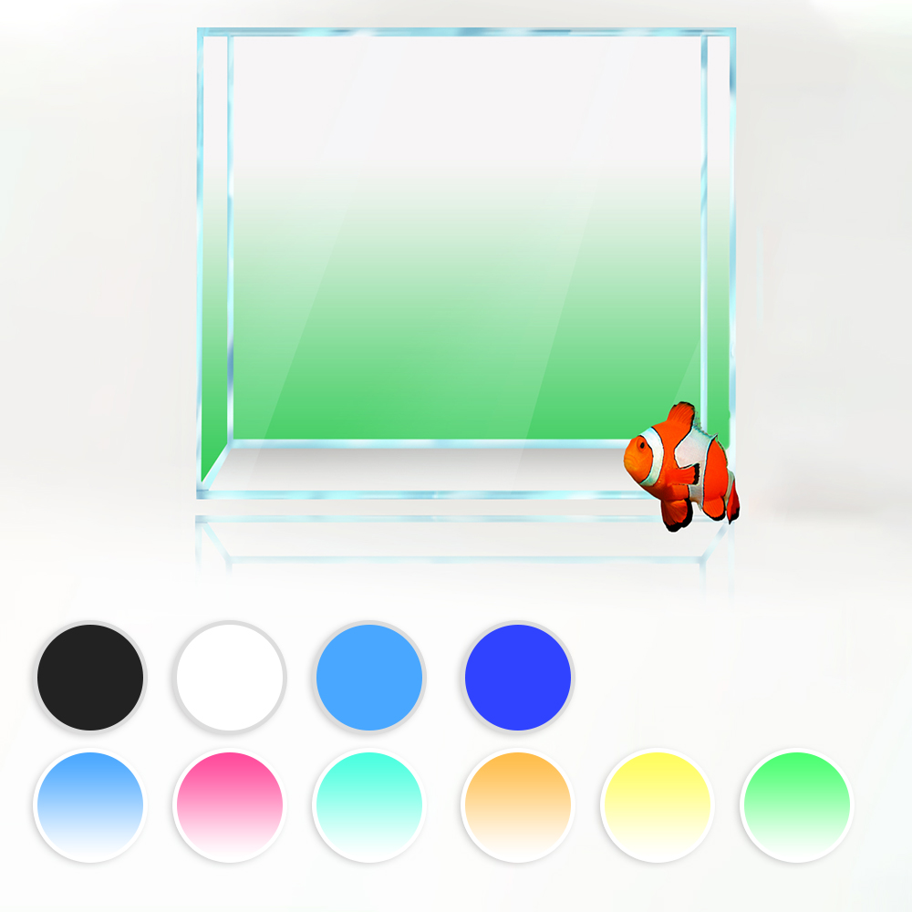 Square Fish Tank Background Wh - Aquarium Fish Yellow And Black recension och pris